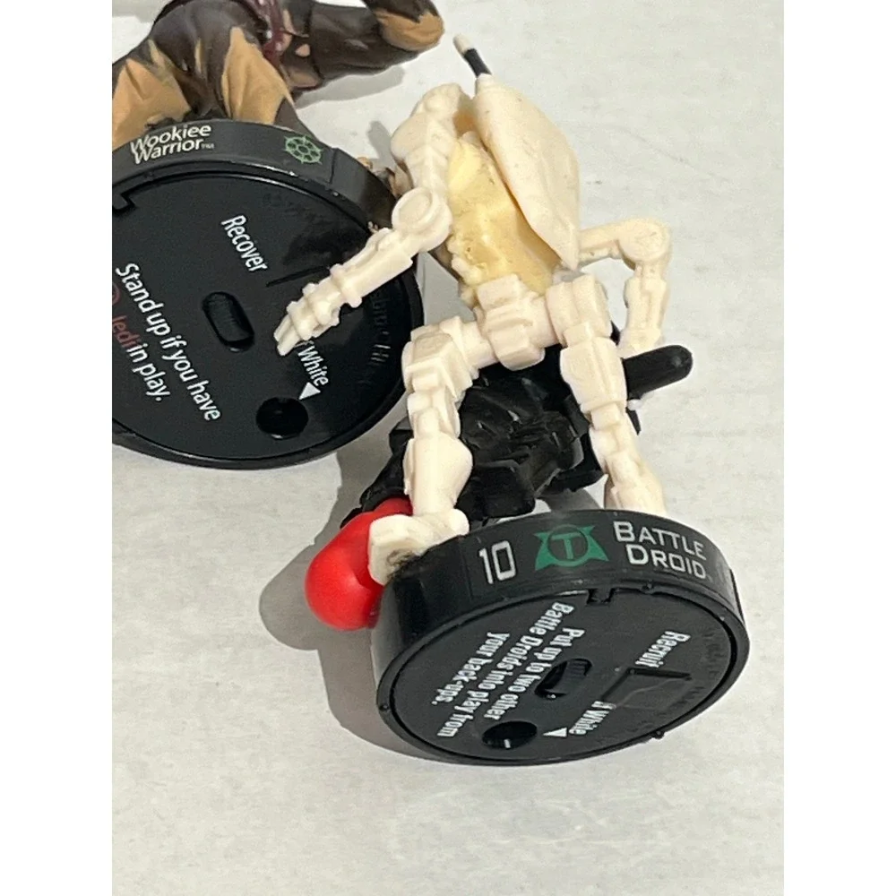 Star Wars Attacktix Figure Lot Nute Gunray Imperial Officer Wookiee Battle Droid